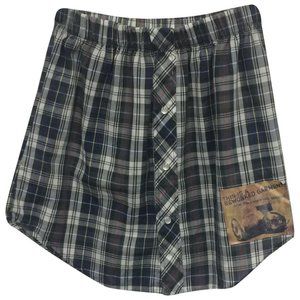 Womens Size Medium Furst of a Kind for LF Upcycled Tartan Plaid Vintage Skirt